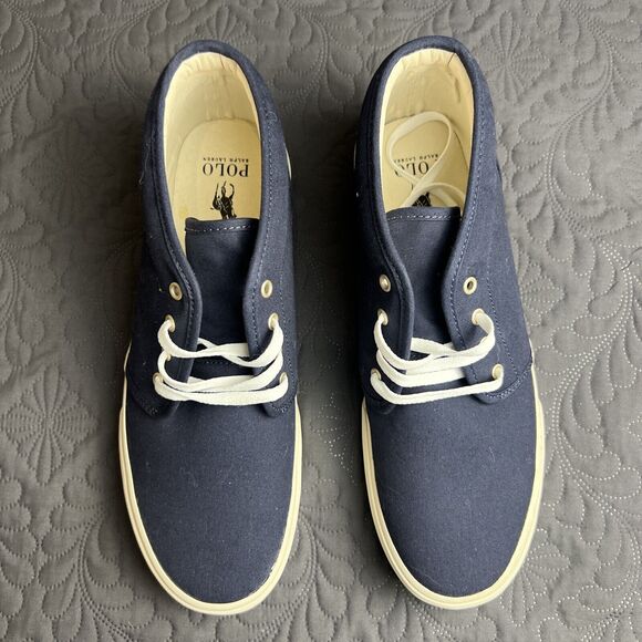 Polo Ralph Lauren Keaton Chukka  Sneaker Shoes Navy SZ 11.5 Casual Sporty NWOB main image 8